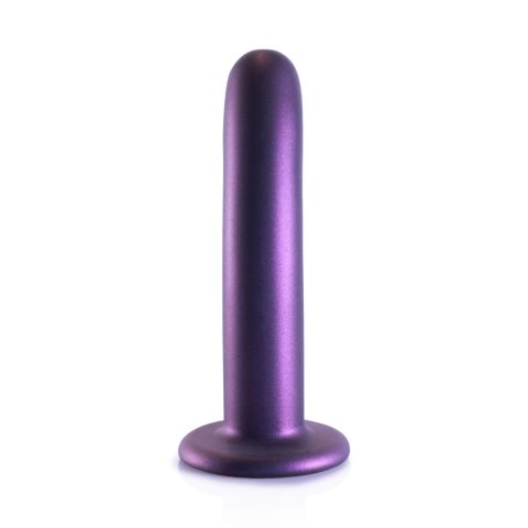 Dildo metaliczny fiolet 14.5cm Smooth Silicone G-Spot Dildo SHOTS