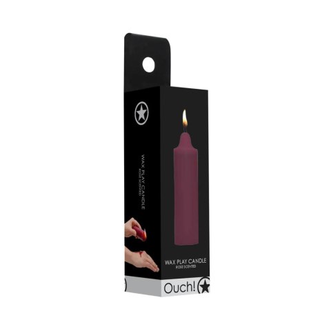 Świeca niskotemperaturowa o zapachu róży Wax Play Candle Ouch! by Shots