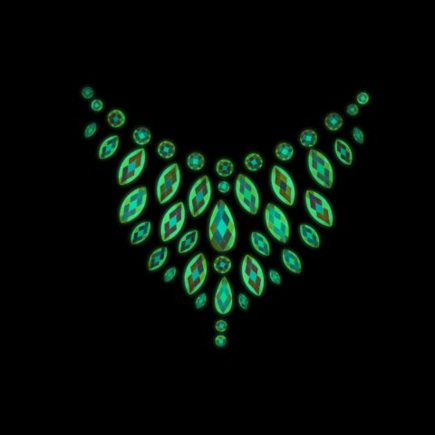 Biżuteria do dekoldu Body Jewelry Stickers Chest