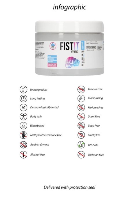 Lubrykant do fistingu hybrydowy Fist It Hybrid 500ml