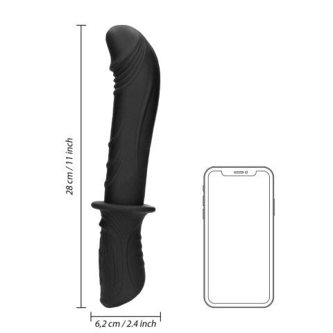 Maszyna Erotyczna Wibracyjna Czarna - Hand Held Vibrating Sex Machine