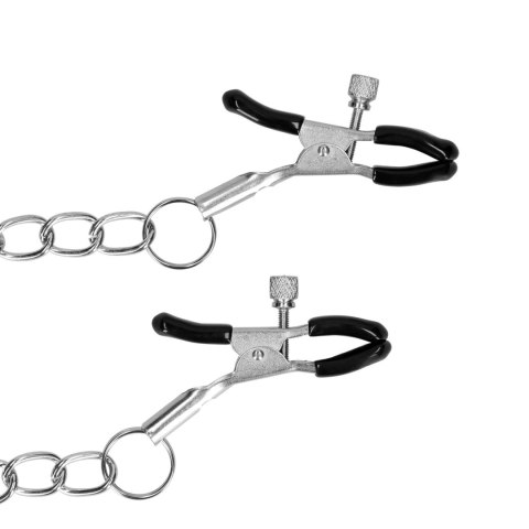 Rozwieracz do ust z klamerkami na sutki O-Ring Gag with Nipple Clamps