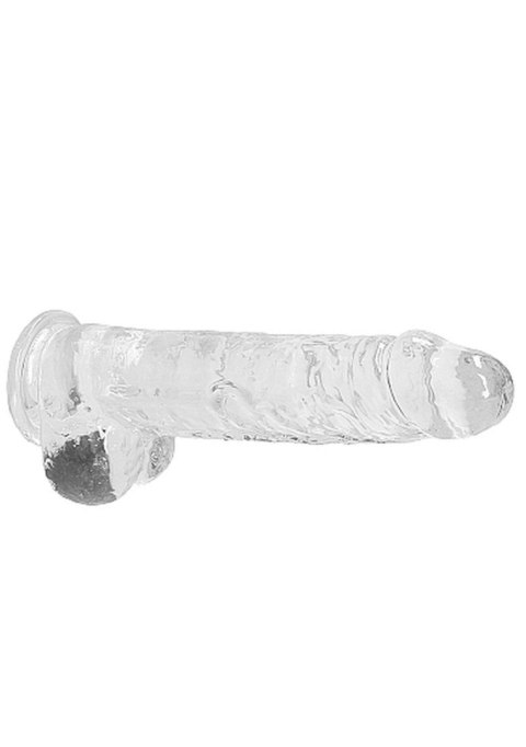 Realistyczne Dildo Z Jądrami 23 Cm Transparentne