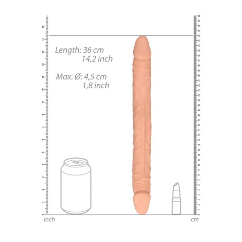 Dildo podwójne cieliste 36cm Double Cock REALROCK SHOTS