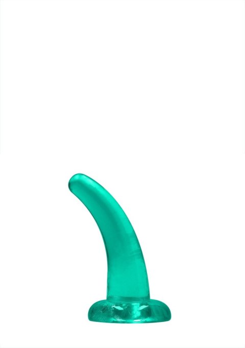 Dildo żelowe z przyssawką 11.5cm zielone Crystal Clear Dildo REALROCK SHOTS