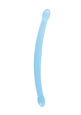 Dildo podwójne niebieskie 42cm Crystal Clear Double Dildo REALROCK SHOTS