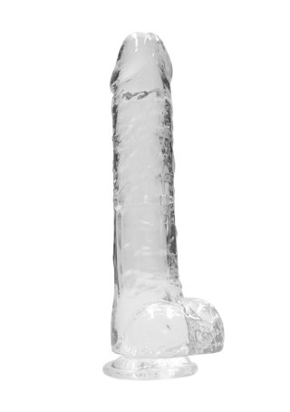 Dildo silikonowe przeźroczyste 25.4cm Crystal Clear Dong REALROCK SHOTS