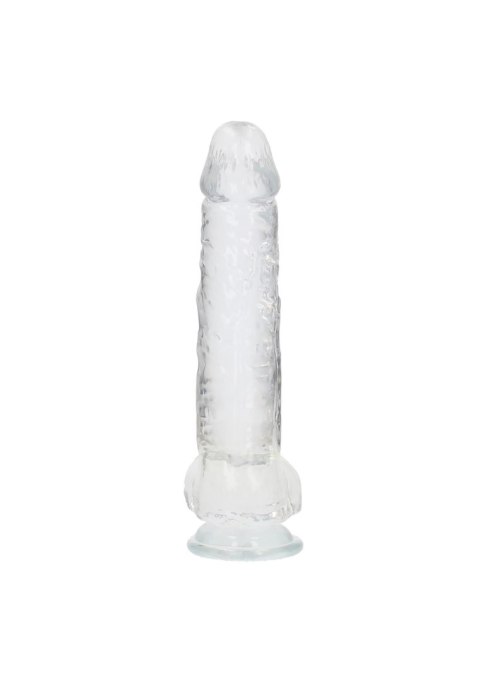 Dildo silikonowe przeźroczyste 25.4cm Crystal Clear Dong REALROCK SHOTS