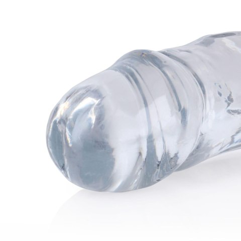 Dildo silikonowe podwójne przeźroczyste 45cm Crystal Clear Dong REALROCK SHOTS