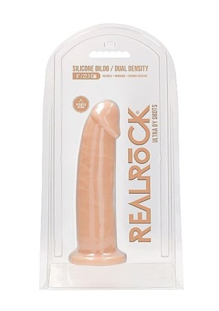 Dildo silikonowe z przyssawką cieliste 22.8cm REALROCK SHOTS