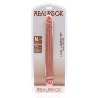 Dildo podwójne cieliste 35.5cm Slim Double Ended Dong SHOTS