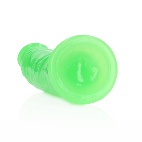 Dildo świecące w ciemności zielone 17.5cm REALROCK