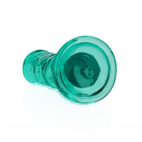 Dildo żelowe z przyssawką 14.5cm zielone Crystal Clear Dildo REALROCK SHOTS