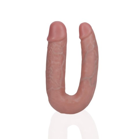 Dildo podwójne cieliste 12.7cm U Shaped Double Dildo REALROCK SHOTS