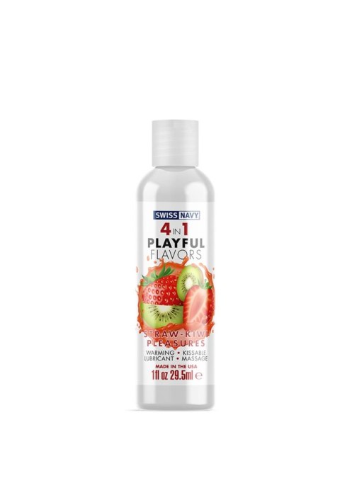 Lubrykant smakowy Słodka Truskawka I Kiwi 4In1 SWISS NAVY 30ml