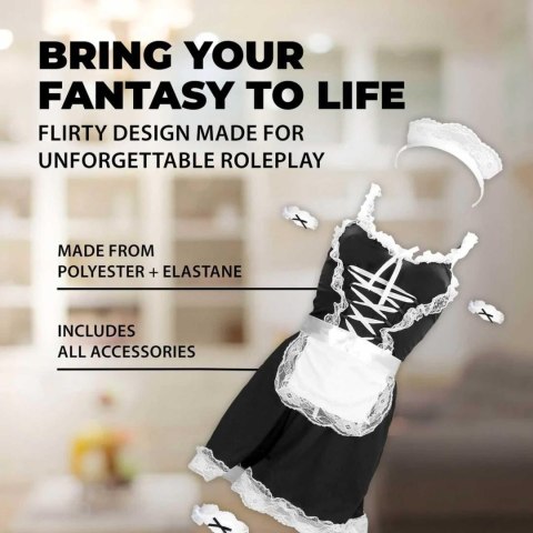 Kostium francuska pokojówka rozmiar S/M French Maid Costume SHOTS