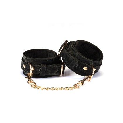 Kajdanki Boudoir Amor Black Wrist Cuffs Liebe Seele Liebe Seele
