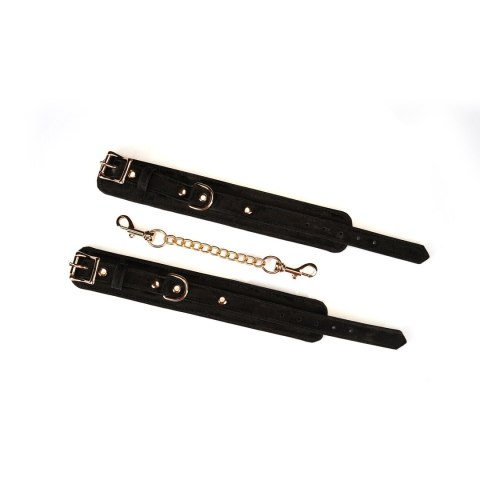 Kajdanki Boudoir Amor Black Wrist Cuffs Liebe Seele Liebe Seele