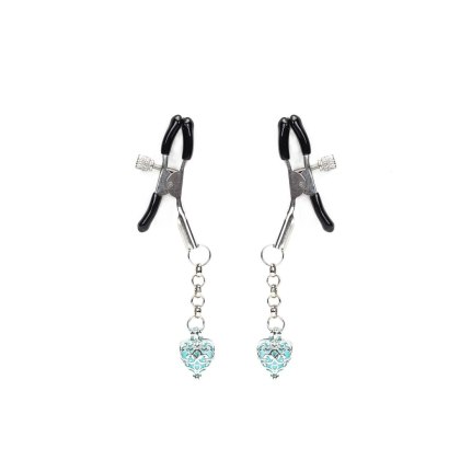 Klamerki Na Sutki Glow-In-Dark Nipple Clamps Liebe Seele błękitne Liebe Seele