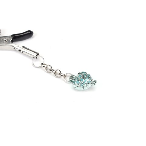Klamerki Na Sutki Glow-In-Dark Nipple Clamps Liebe Seele błękitne Liebe Seele