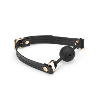 Knebel czarny Black Organosilicon Ball Gag Liebe Seele