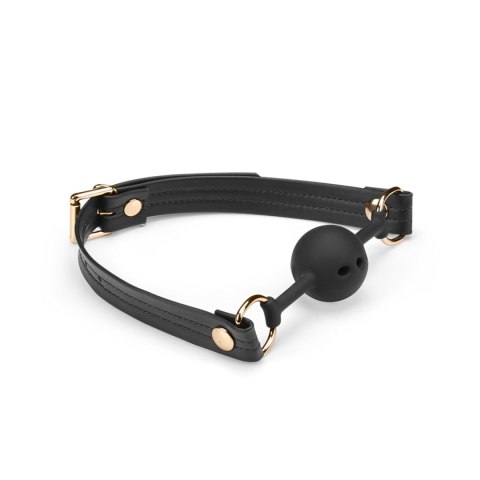 Knebel czarny Black Organosilicon Ball Gag Liebe Seele