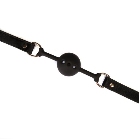 Knebel czarny Boudoir Amor Black Ball Gag Liebe Seele