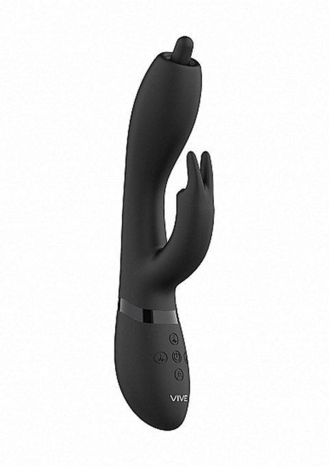 Wibrator Króliczek Z Końcówką Obracającą Się O 360 Stopni Czarny - NILO PINPOINT ROTATING G-SPOT RABBIT BLACK