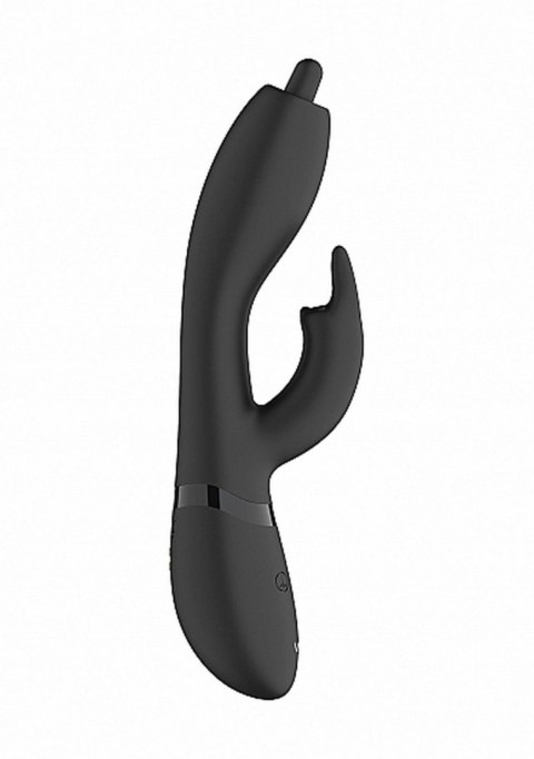 Wibrator Króliczek Z Końcówką Obracającą Się O 360 Stopni Czarny - NILO PINPOINT ROTATING G-SPOT RABBIT BLACK