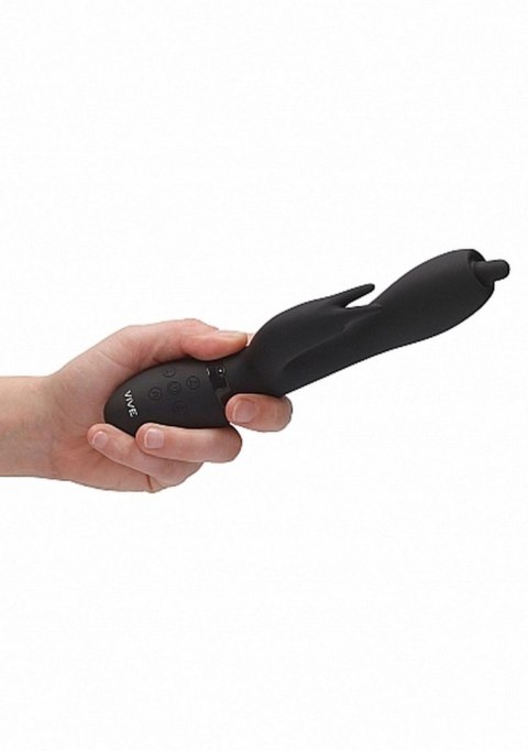 Wibrator Króliczek Z Końcówką Obracającą Się O 360 Stopni Czarny - NILO PINPOINT ROTATING G-SPOT RABBIT BLACK
