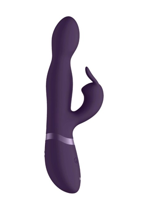 Wibrator Króliczek Z Końcówką Obracającą Się O 360 Stopni Fioletowy - NIVA 360DEGREES RABBIT PURPLE