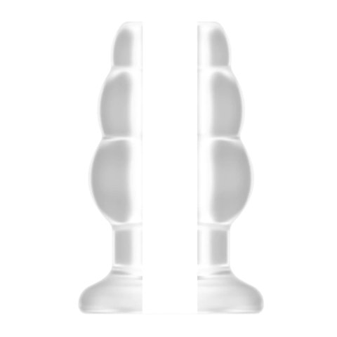 Tunel analny przeźroczysty średni 10.2cm Medium Hollow Tunnel Butt Plug SHOTS