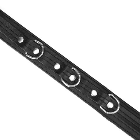 Obróżka Ze Smyczą Black Bond Collar With Leash Liebe Seele Liebe Seele