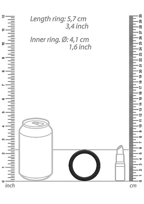 Zestaw Okrągłych Pierścieni Na Penisa Czarny - Round Cock Ring Set