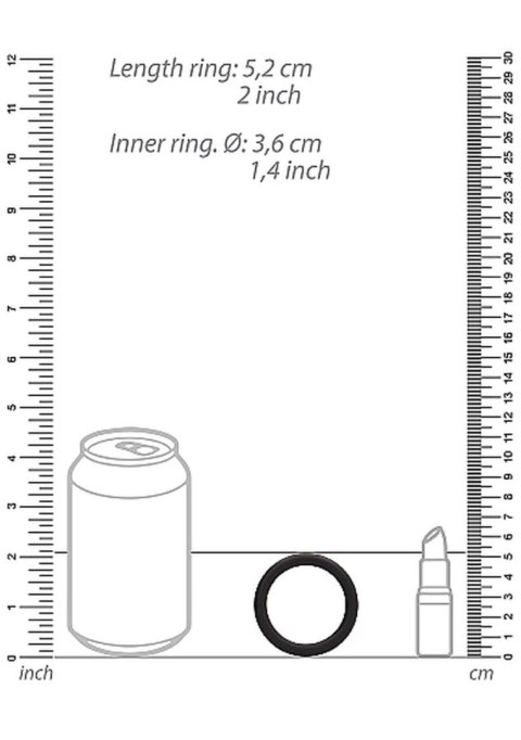 Zestaw Okrągłych Pierścieni Na Penisa Czarny - Round Cock Ring Set