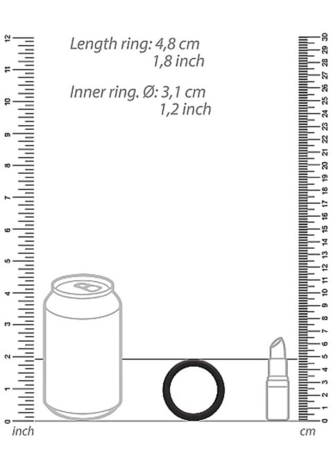 Zestaw Okrągłych Pierścieni Na Penisa Czarny - Round Cock Ring Set