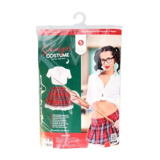 Kostium uczennicy biało-czerwony S/M SHOTS