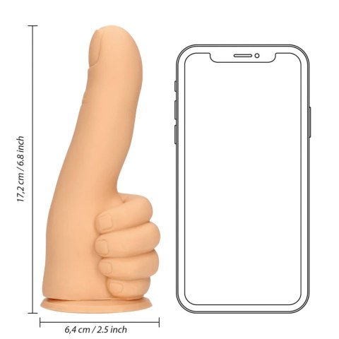 Dildo silikonowe kciuk Thumbs Up Flesh SHOTS