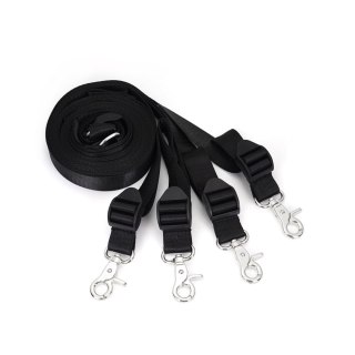 Underbed Webbing Accessory With Clips In Silver Liebe Seele Liebe Seele