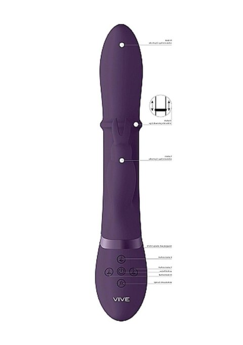 Wibrator króliczek-Fioletowy-Purple