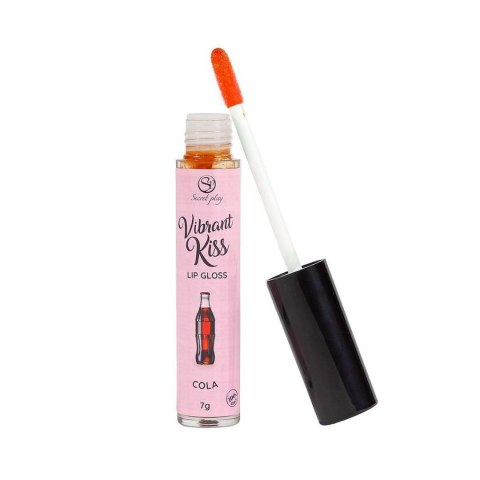Błyszczyk do seksu oralnego wibracyjny cola LIP GLOSS VIBRANT KISS 6g