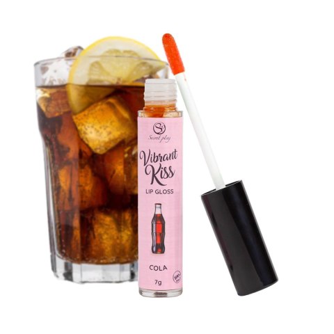 Błyszczyk do seksu oralnego wibracyjny cola LIP GLOSS VIBRANT KISS 6g
