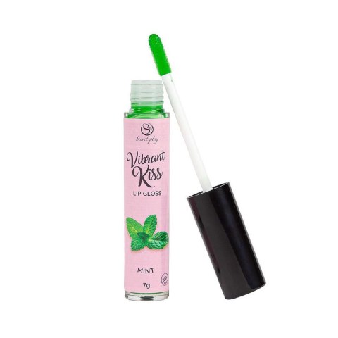 Błyszczyk do seksu oralnego wibracyjny mięta LIP GLOSS VIBRANT KISS 6g