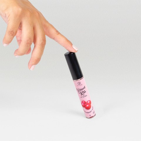 Błyszczyk do seksu oralnego wibracyjny guma truskawkowa LIP GLOSS VIBRANT KISS 6g