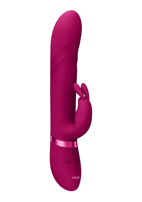Wibrator Króliczek Z Obrotowym Koralikiem I Potrójnym Silnikiem - NARI VIBRATING AND ROTATING BEADS G-SPOT RABBIT