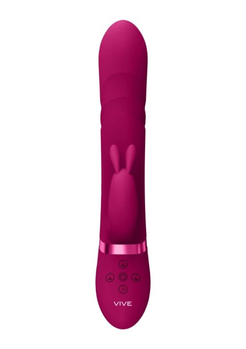 Wibrator Króliczek Z Obrotowym Koralikiem I Potrójnym Silnikiem - NARI VIBRATING AND ROTATING BEADS G-SPOT RABBIT