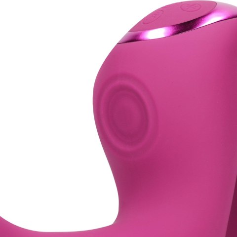 Luksusowy Wibrator Potrójnej Stymulacji Z Przyciskiem Klimaksu Różowy – VIVE