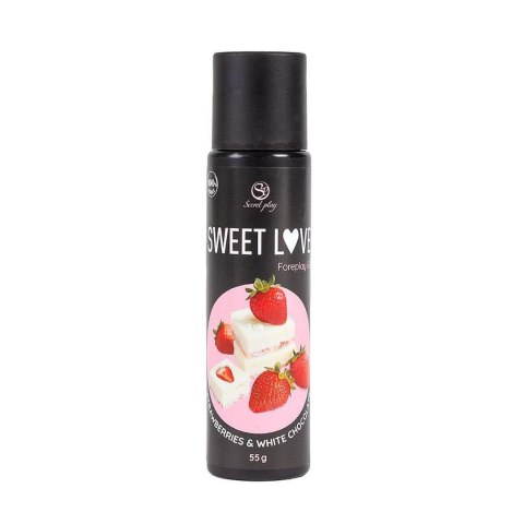 Lubrykant smakowy truskawki i śmietana STRAWBERRY & WHITE CHOCOLATE GEL SECRET PLAY 60ml