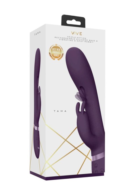 Innowacyjny Wibrator Premium Purpurowy - VIVE