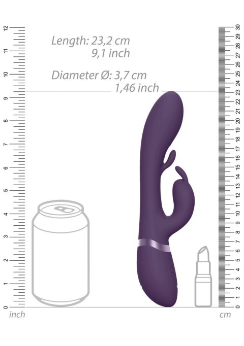 Innowacyjny Wibrator Premium Purpurowy - VIVE